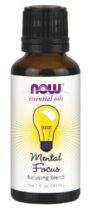 NOW® Foods NOW Essential Oil, Mental Focus oil (éterický olej mentálne sústredenie), 30 ml