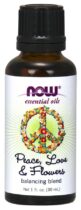 NOW® Foods NOW Essential Oil, Peace, Love & Flowers oil blend (éterický olej zmes mieru, lásky a...