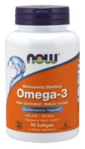 NOW® Foods NOW Omega-3, molekulárne destilované a enterosolventné kapsule, 90 softgélových kapsúl