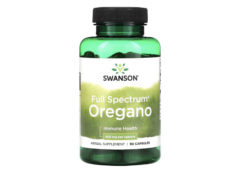 Swanson Oregano, 450 mg, 90 kapsúl