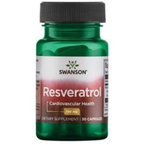 Swanson Resveratrol, 100 mg, 30 kapsúl